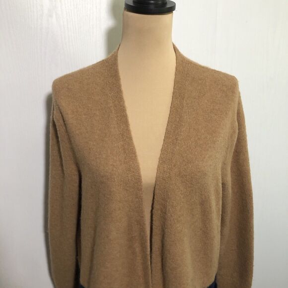 Madewell Cardigan Sweater Womens Medium Blue Kent Wool Alpaca Blend Color Block - Picture 4 of 16